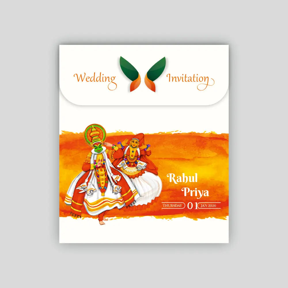 Butterfly Wedding Card My Store