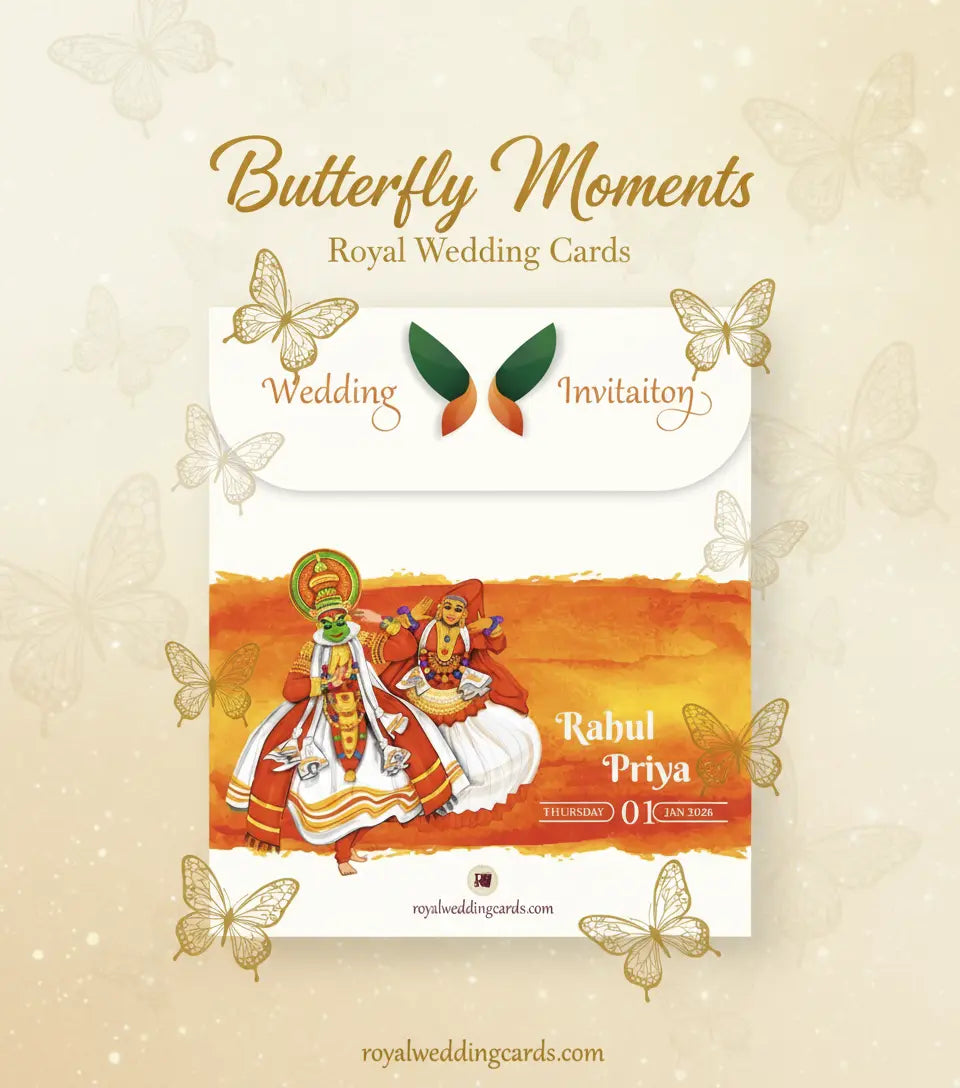 Butterfly Wedding Card My Store