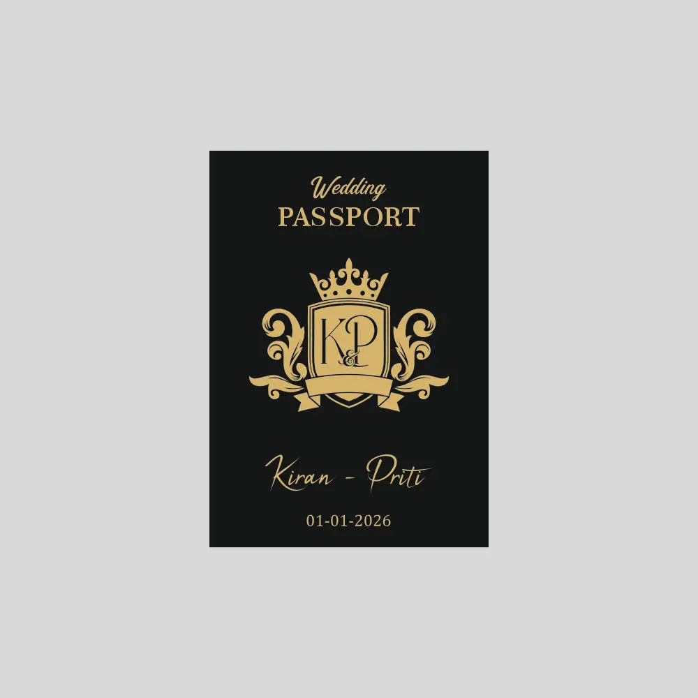 Passport Wedding Invitaion My Store