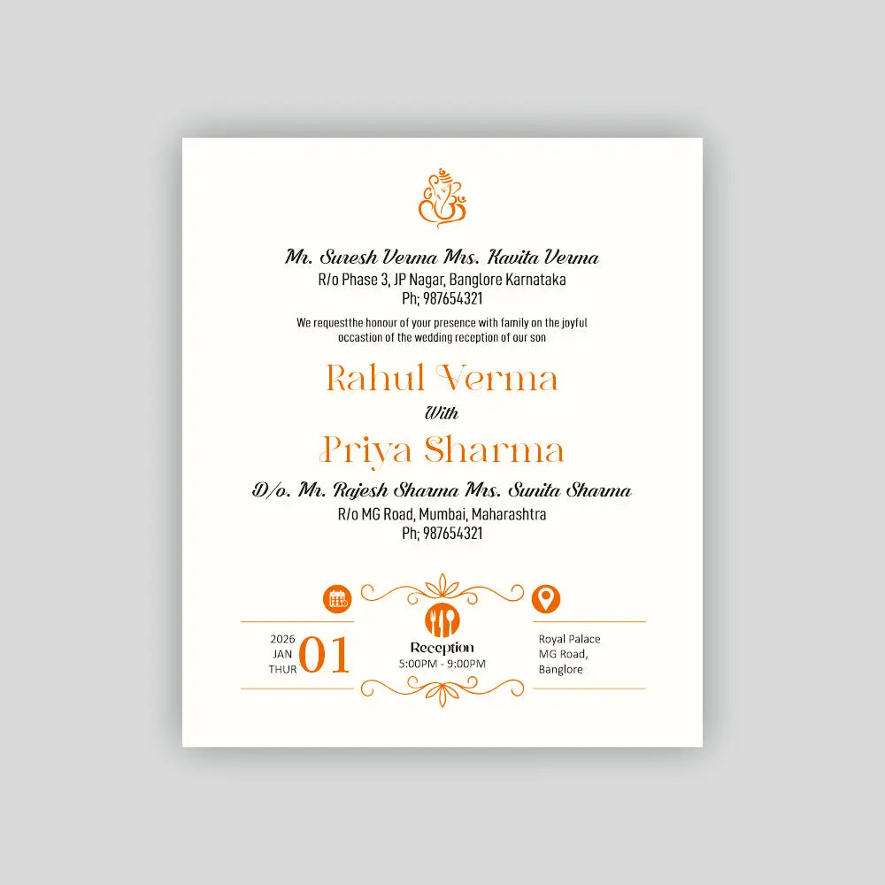 Butterfly Wedding Card My Store